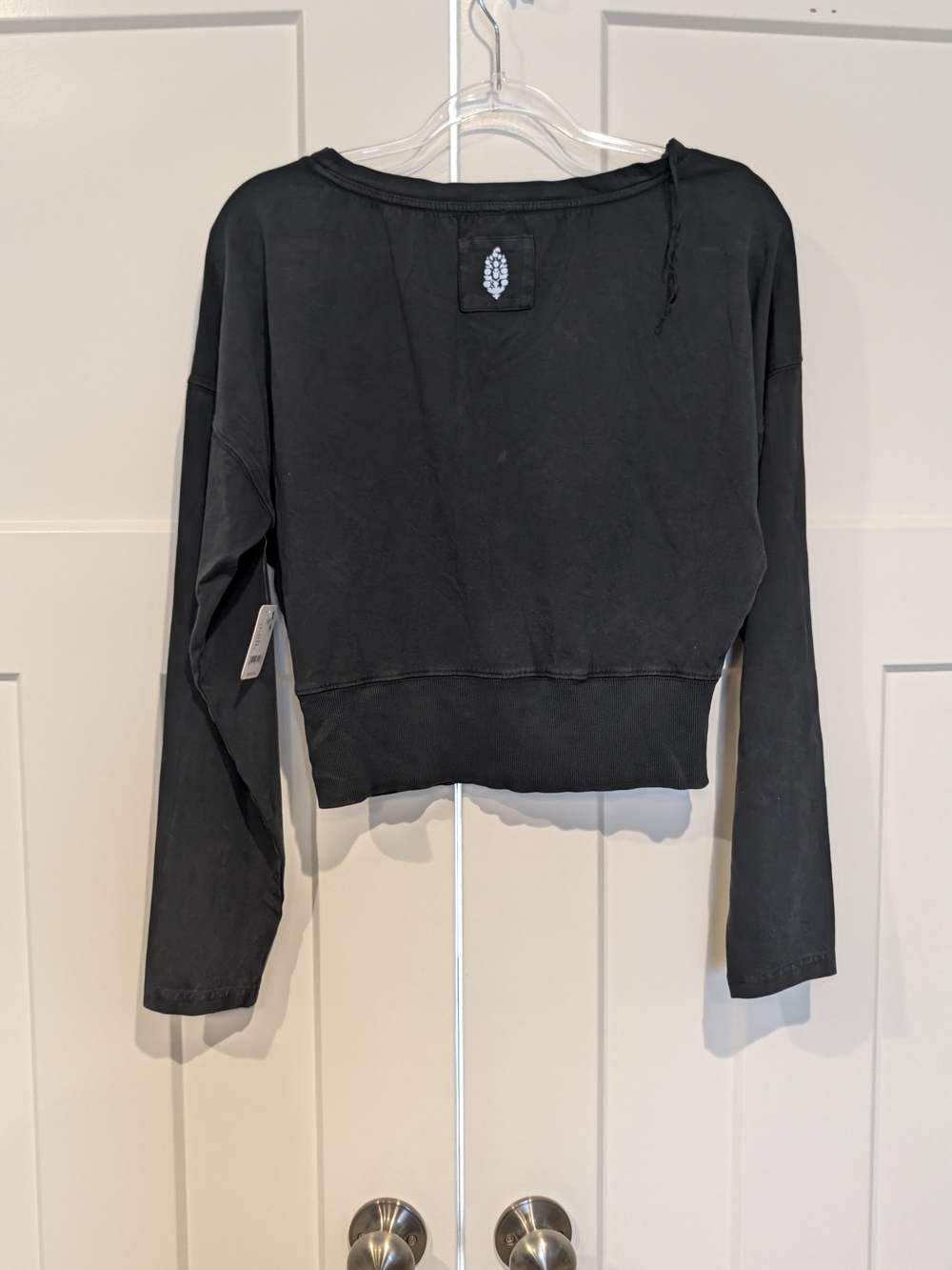 FP Movement by Free People Black Cropped Long-Sleeve Top - Picture 5 of 5